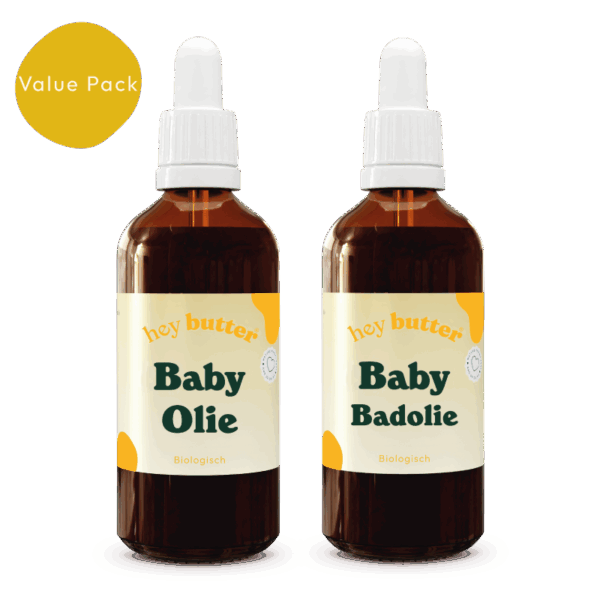 Value Pack Badolie & Babyolie (Biologisch & Parfumvrij)